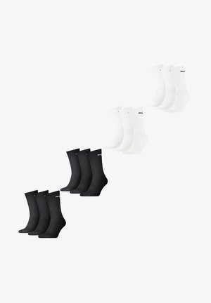 Puma CREW 12 PACK - Sokken - paar black paar white