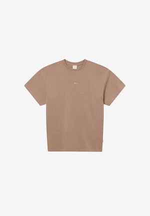 BLKVIS, JULY (SMU) SCRIPT TEE - Βασικό μπλουζάκι - ginger snap