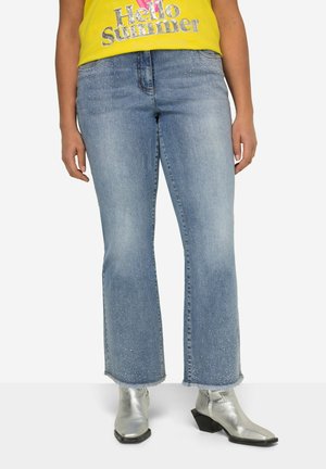 SCHLAG 5-POCKET - Bootcut-farkut - blue denim
