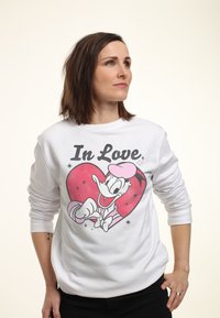 Disney MICKEY CLASSIC IN LOVE DONALD - Sudadera - white