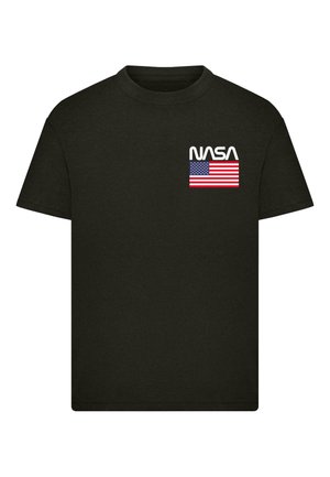 NASA - STARS AND STRIPES  - T-shirt con stampa - black