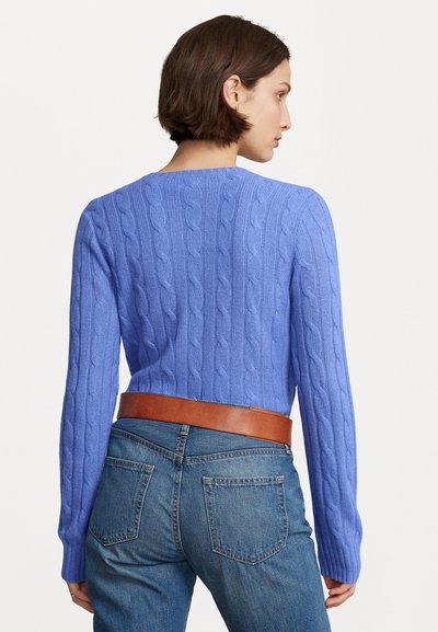 Polo Ralph Lauren THE ICONIC CABLE KNIT CASHMERE JUMPER UNISEX - Camisola - new litchfield blue