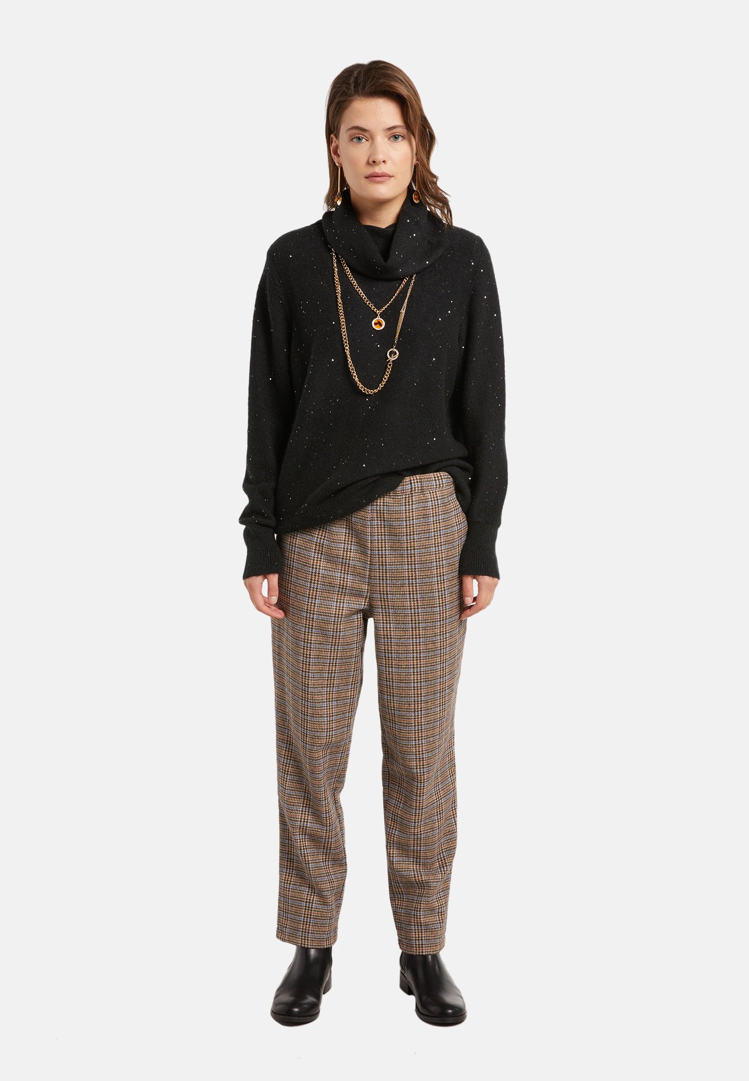 Oltre DUBAI KAROMUSTER - Pantaloni - beige - Zalando.it