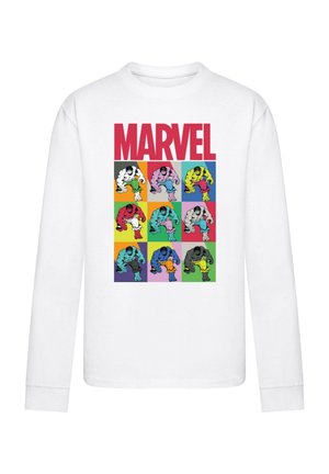 MARVEL HULK POP ART - Long sleeved top - white