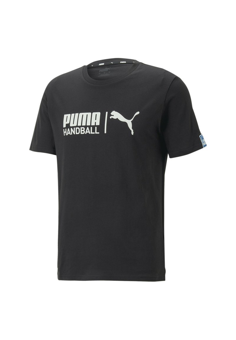 Puma HANDBALL Tshirt print black/zwart Zalando.nl