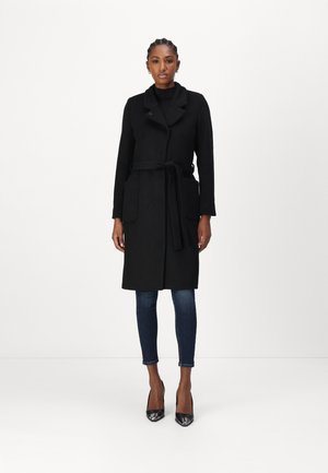 CATARINABBPERLE COAT - Klassinen takki - black