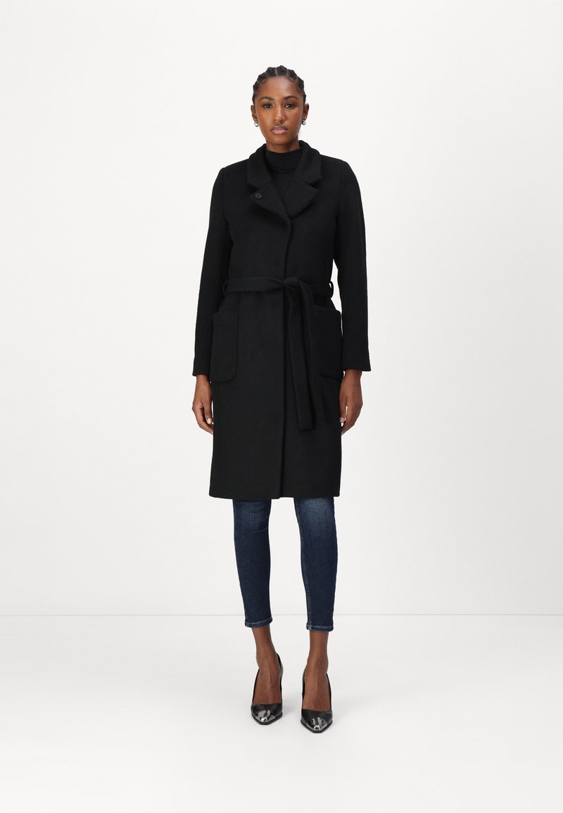 Bruuns Bazaar CATARINABBPERLE COAT - Klasisks mētelis - black