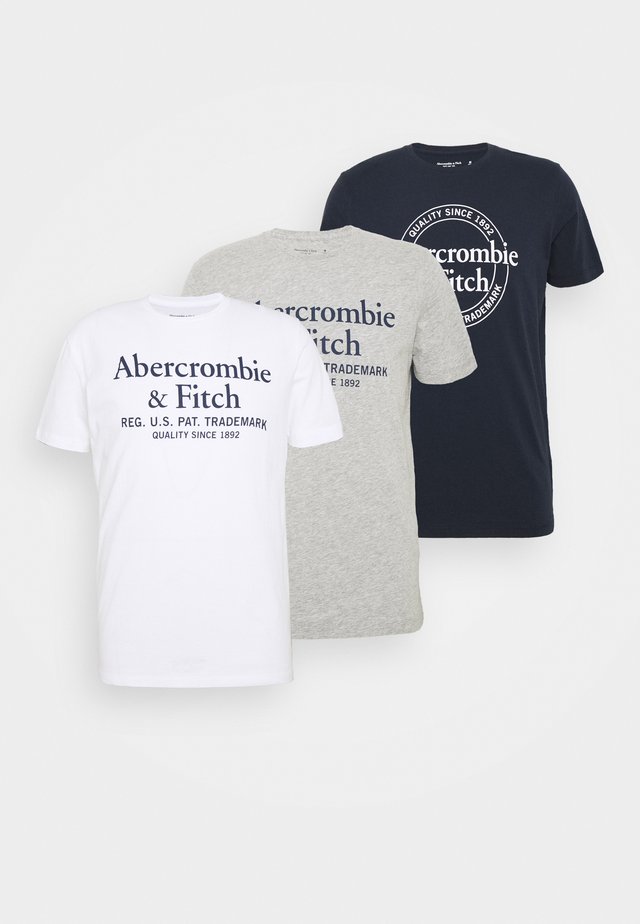 abercrombie & fitch 3 pack t shirt