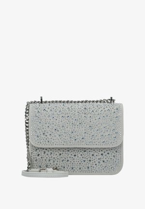 Seidenfelt, ANGA SQUARE - Schoudertas - silver diamonds