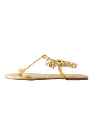 Next REGULAR FIT - FOREVER COMFORT CHARM - Sandalen - new gold leather