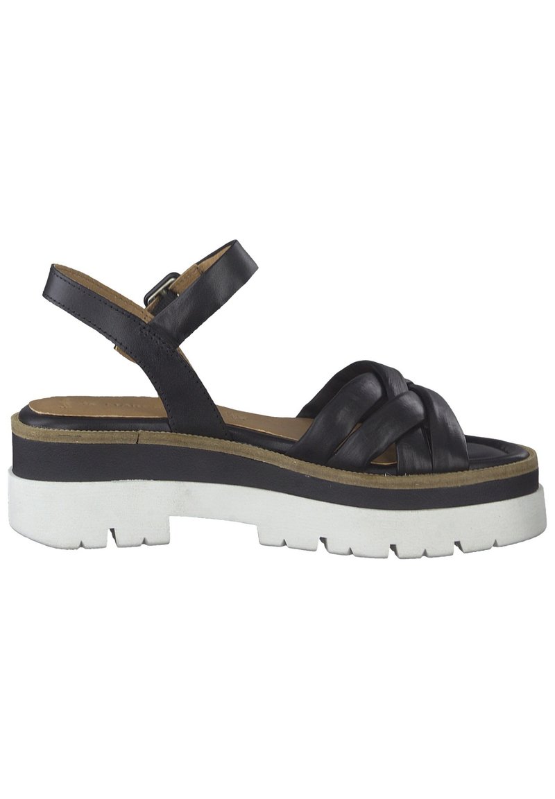 Damen Riemchensandalen | Marco Tozzi Keilsandalette black/schwarz - PU40337 Damen Riemchensandalen | Marco Tozzi Keilsandalette black/schwarz - PU40337