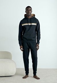 BOSS AUTHENTIC - Pulover s kapuco - black