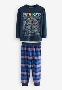Next LONG SLEEVE CHECK 2 PACK  - REGULAR FIT SET - Pyžamová súprava - multi bright gamer football