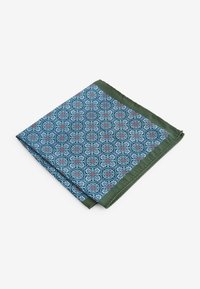 Next SAGE WITH FLORAL SET - Batistă de buzunar - green blue