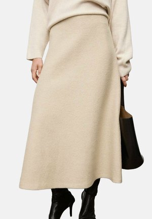 Falda acampanada - beige