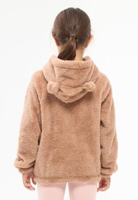 Terranova ZIPPED HOODIE - Giacca in pile - beige scuro
