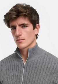 Kronstadt CABLE - Kardigán - lt grey mix