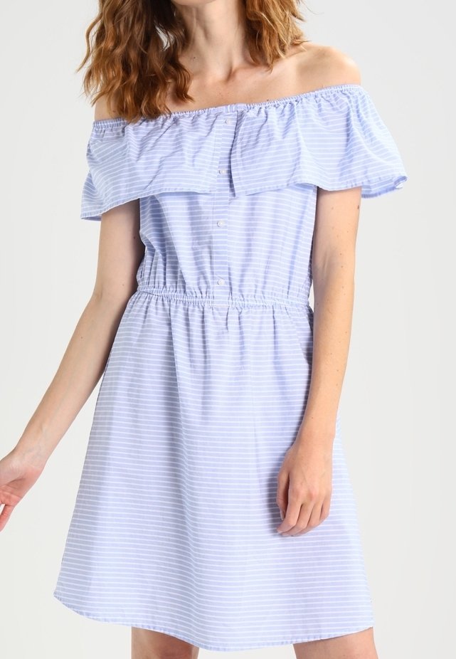 TOM TAILOR DENIM Abito a camicia - blue