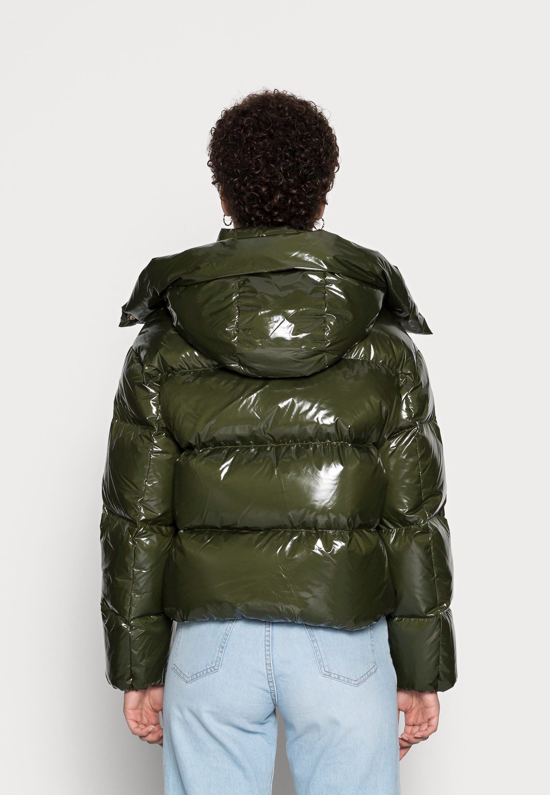 tommy hilfiger multicolor puffer jacket