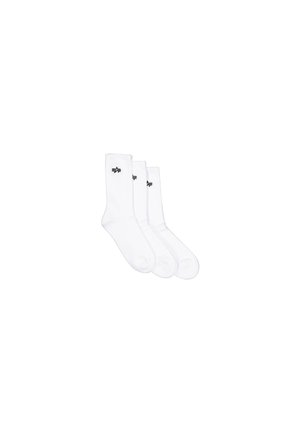 BASIC SOCKS 3 PACK - Sukat - white