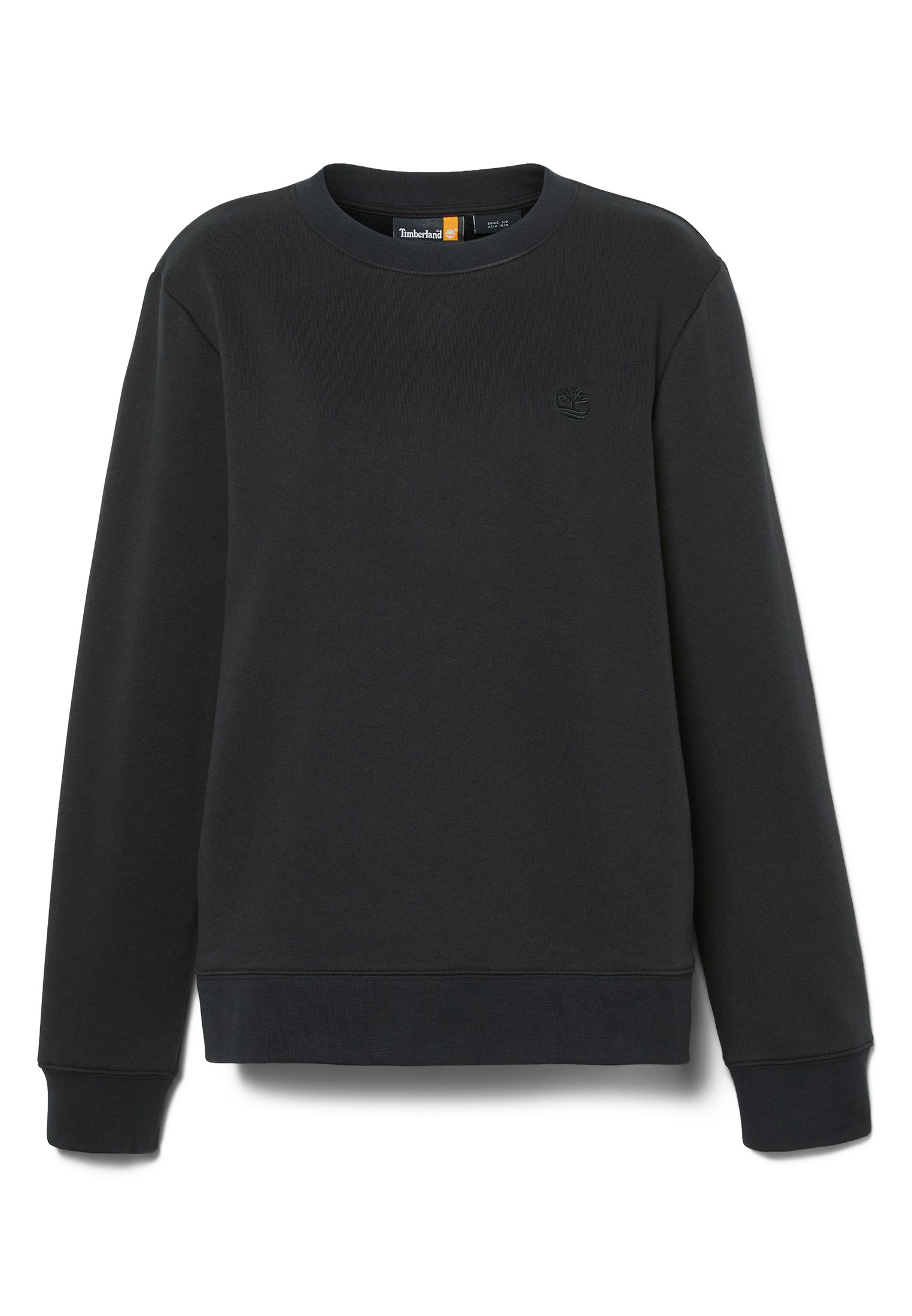 Timberland BRUSHED BACK CREW - Mikina - black