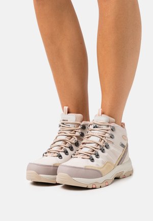 TREGO - Lace-up ankle boots - natural
