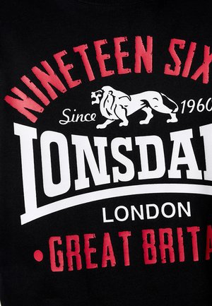 Lonsdale NORMALE PASSFORM KILCHOAN - T-shirt print - black red white