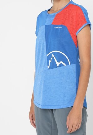 Print T-shirt - blue