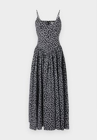 DENA DRESS - Nappali ruha - black woodblock