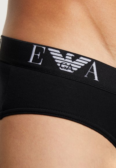 Emporio Armani STRETCH 3PACK - Slip - black