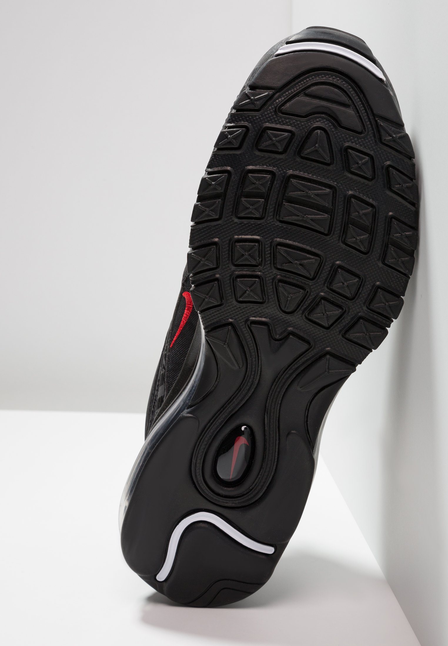 Nike Sportswear AIR MAX 97 - Sneaker low - black/university red/schwarz -  Zalando.de