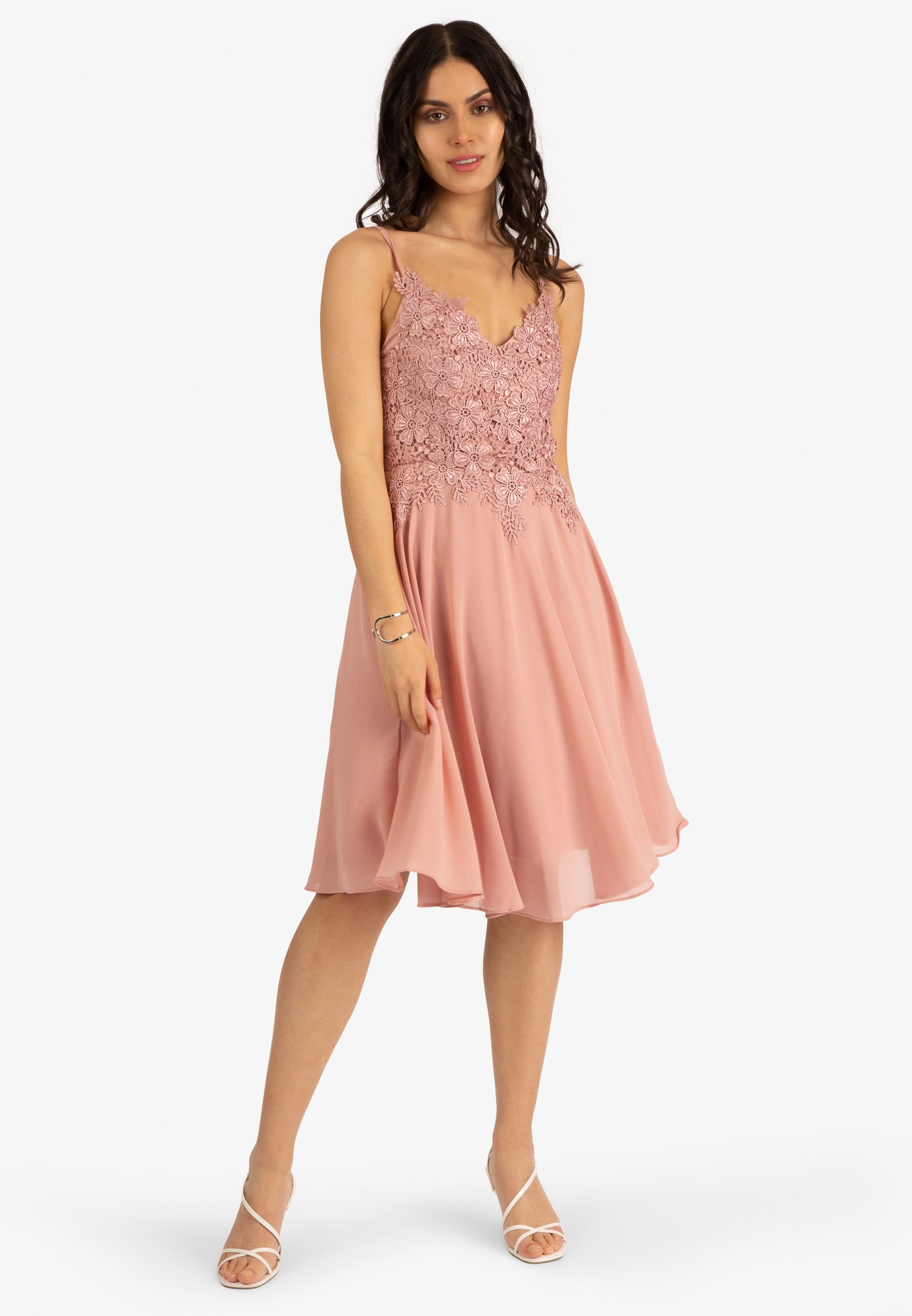 Apart Cocktailkleid/festliches Kleid - dunkelrosa/rosa meliert - Zalando.de