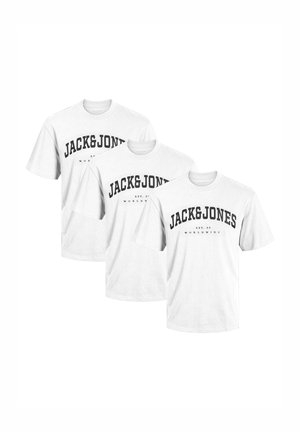 3 PACK - T-Shirt print - weiß
