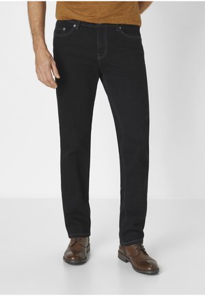 PIPE 5-POCKET MIT STRETCH - Slim fit jeans - black black