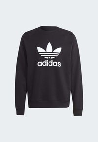 adidas Originals ADICOLOR CLASSICS TREFOIL CREWNECK - Sweatshirt - black