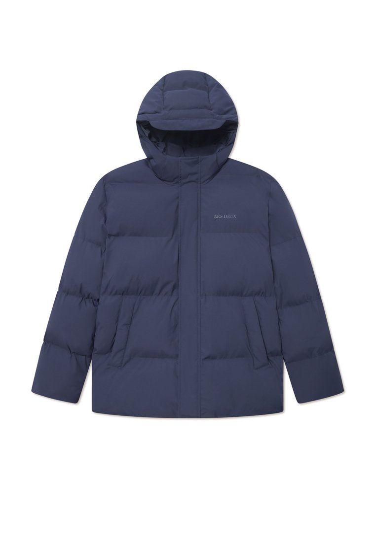 Les Deux Winterjas donkerblauw