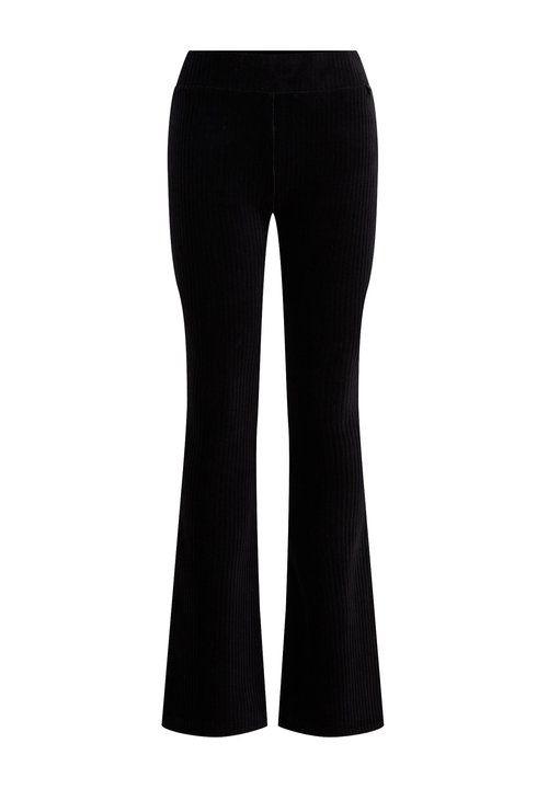 WE Fashion FLARED - Leggings - Pantaloni - black
