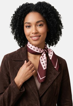 Vivisence, S65-015 - Fulardi - brown pink dots