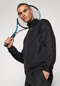 Lacoste Sport TRACKSUITS SET - Tuta - black/expresso
