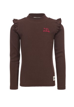 Longsleeve - donker bruin