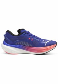 Puma DEVIATE NITRO - Laufschuh Straße - lapis lazuli sunset glow