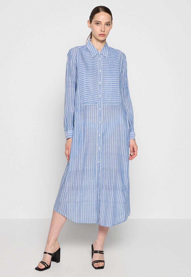 ASPESI Blousejurk blauw