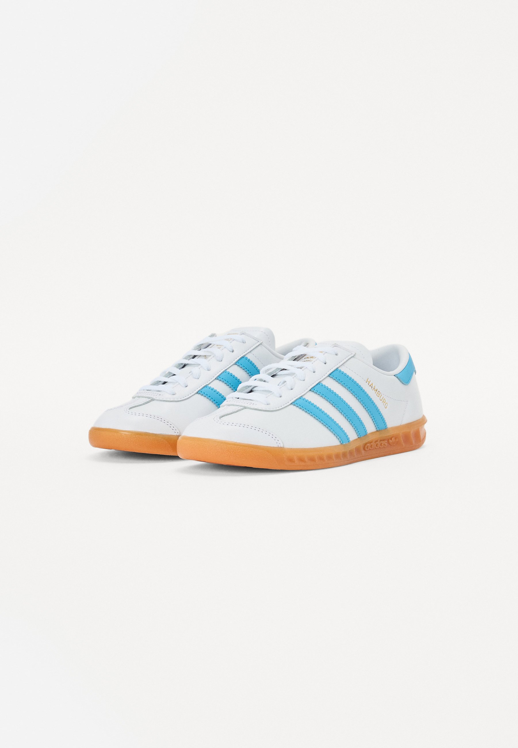 adidas Originals HAMBURG W - Trainers - white/light blue