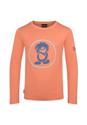 TROLLKIDS, KIDS TROLL LONGSLEEVE UNISEX - Long sleeved top - coral haze/cornflower