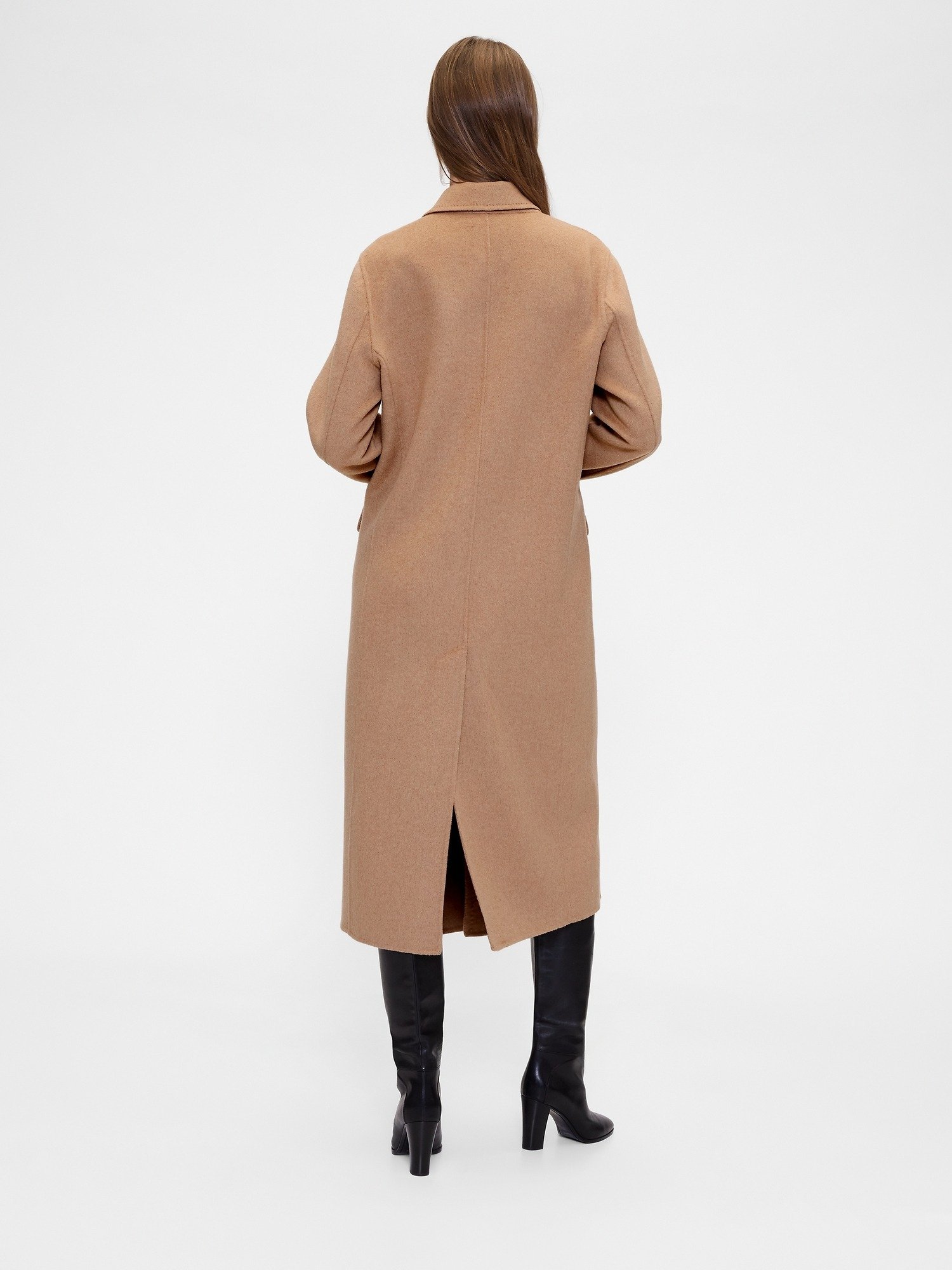 GAP GAPSTUDIO ADULT WOOL-BLEND DOUBLE-BREASTED COAT - Classic coat