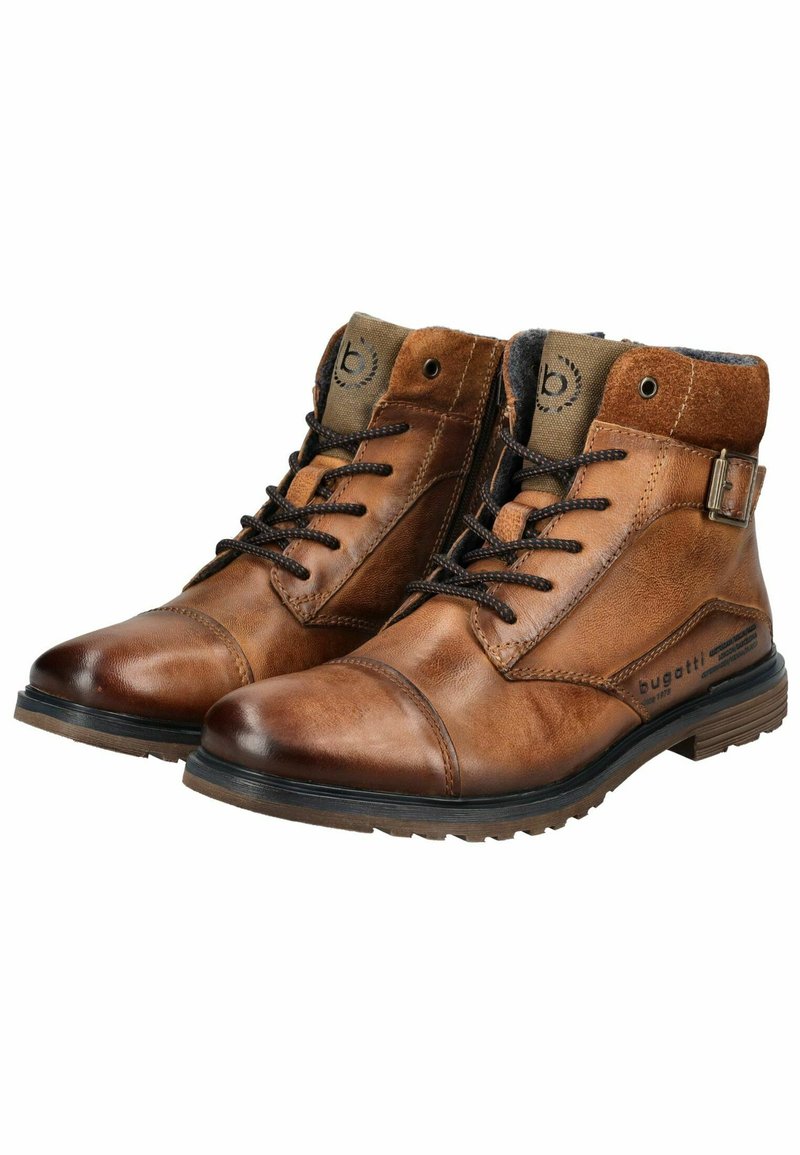 Uomo Bugatti Casual con Lacci Passeggio Stile Stivali Caviglia' 341