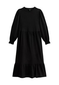 New Look Curves CURVES CRINKLED MIDI SMOCK  - Jurk - black