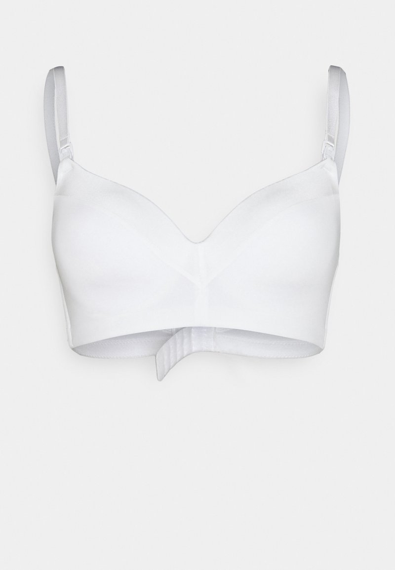 Lindex - MATT SHINY NURSING BRA - T-paitaliivit - white, Suurenna