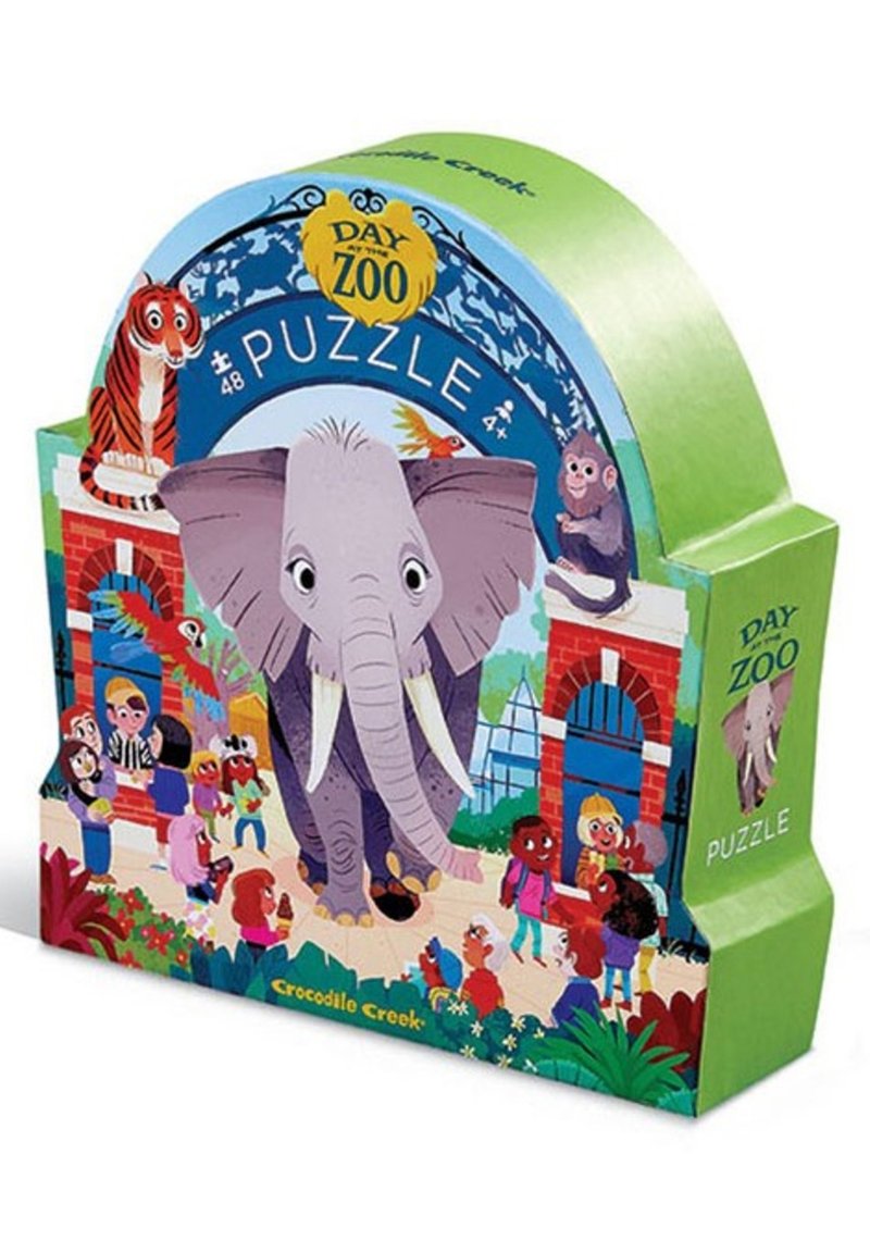 Crocodile Creek Puzzle - 48pc Day At The Zoo