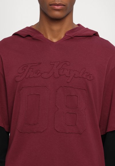 The Kooples Majica z dolgimi rokavi - burgundy